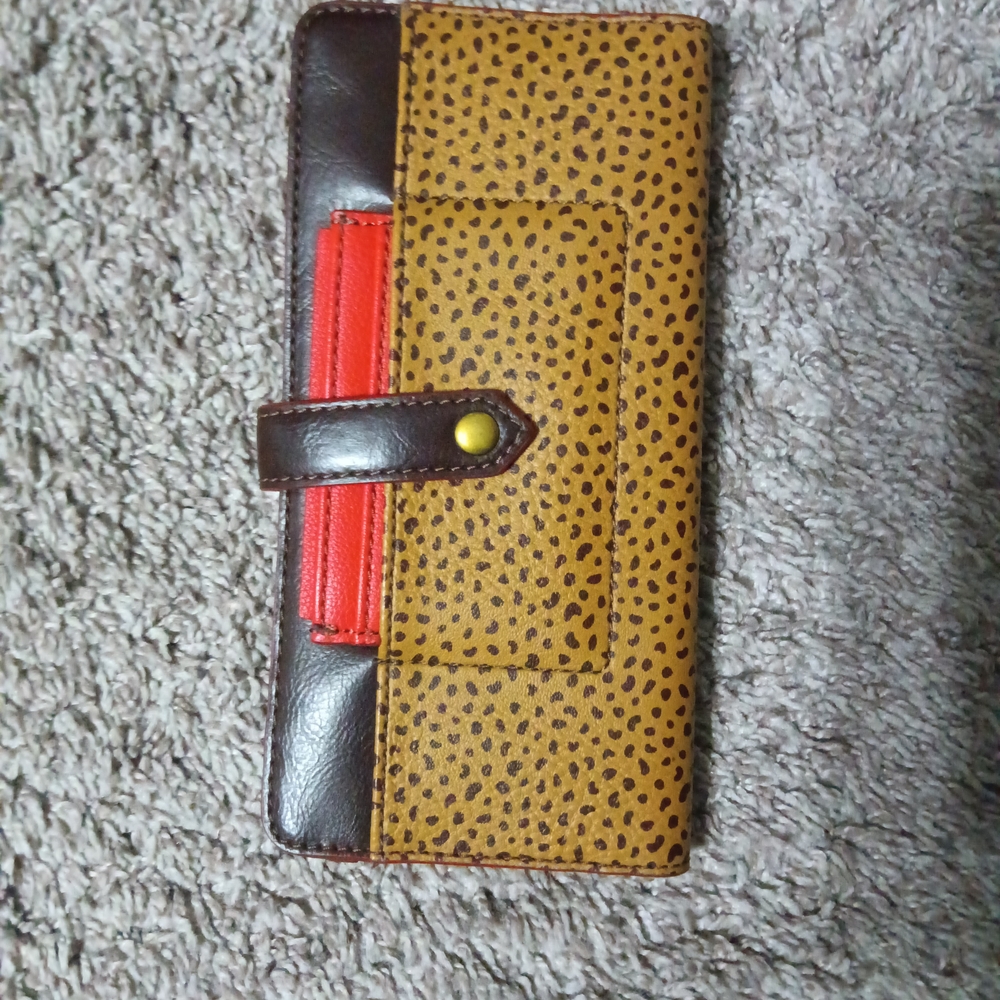 Fossil Leopard Wallet